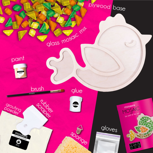 Мозайка Mosaaro птица, 1000000000045942 04 