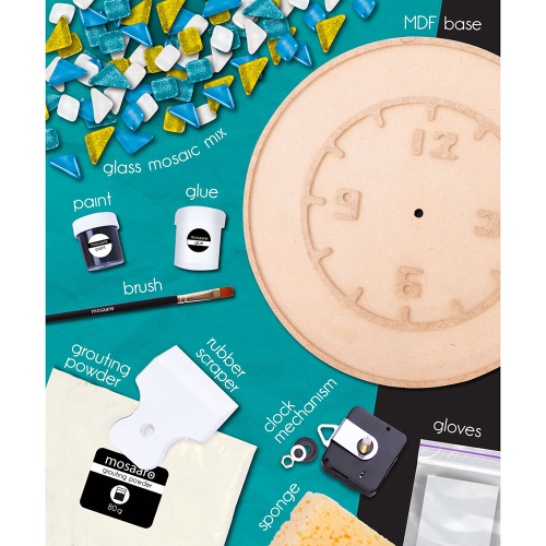 Мозайка Mosaaro кръгъл часовник, 1000000000045954 04 