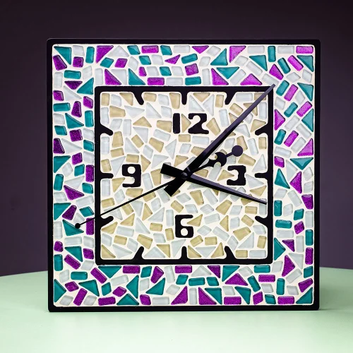 Mosaic Mosaaro Round Square Clock, 1000000000045955 02 