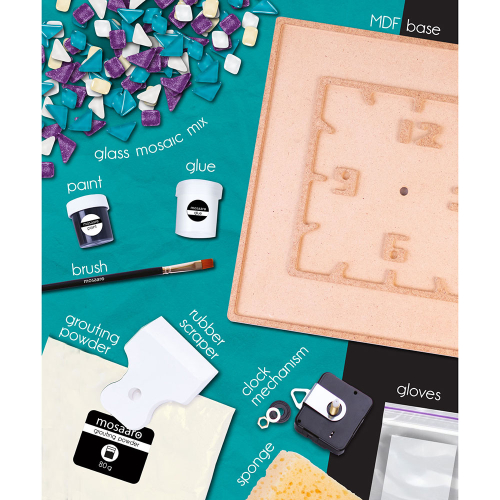 Мозайка Mosaaro квадратен часовник, 1000000000045955 04 