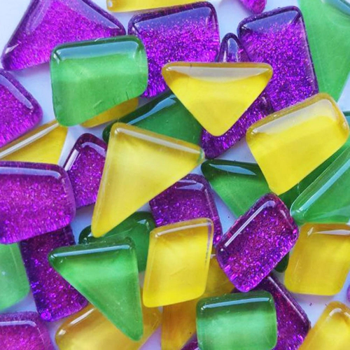 Mosaic mix Mosaaro green, yellow, purple, 1000000000045963 02 