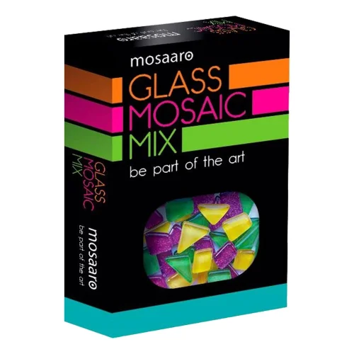 Mosaic mix Mosaaro green, yellow, purple, 1000000000045963