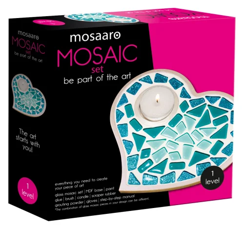 Mosaic Mosaaro Candlestick Heart, 1000000000045944