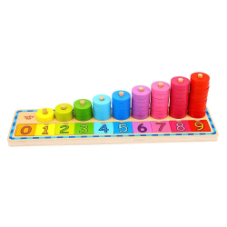 Tooky Toy Montessori Wooden String Sorter, 2+ years