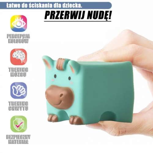Сензорни меки кубчета Woopie животни и числа 12бр, 6+ месеца, 2005904326942042 04 