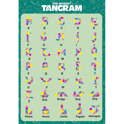 Woopie Magnetic Tangram Puzzle 3D 3+ years, 2005904326948792 02 