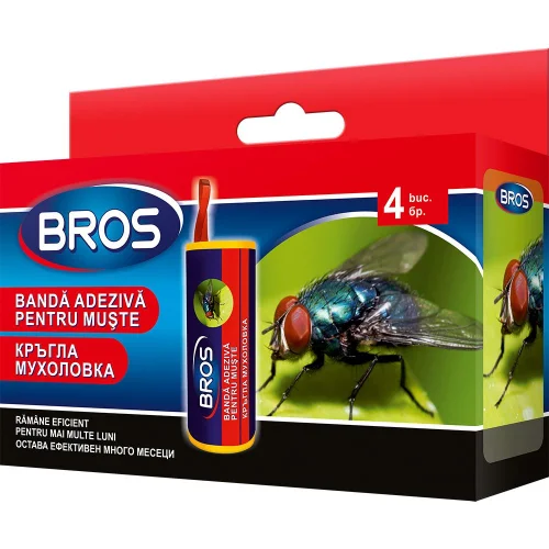 Лента за насекоми Bros опаковка 4 броя, 1000000000033531