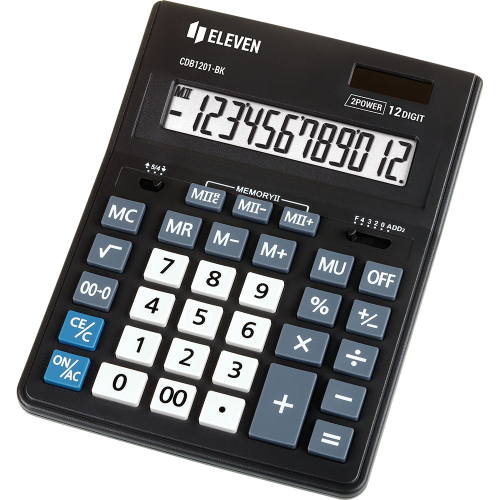 Calculator Eleven CDB1201BK 12digit Bk, 1000000000043126 02  — OK Office Calculator Eleven CDB1201BK 12digit Bk, 1000000000043126 02