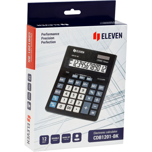 Calculator Eleven CDB1201BK 12digit Bk, 1000000000043126 04  — OK Office Calculator Eleven CDB1201BK 12digit Bk, 1000000000043126 04