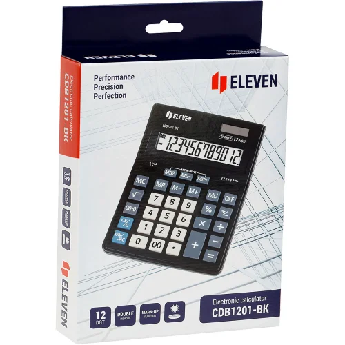 Calculator Eleven CDB 1201BK 12digit bk, 1000000000043126 04 