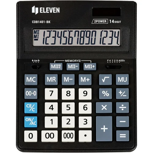 Calculator Eleven CDB 1401BK 14digit bk, 1000000000043127 02 
