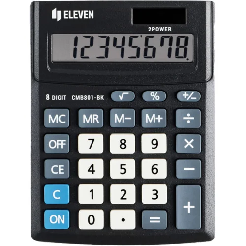 Calculator Eleven CMB 801BK 8digit bk, 1000000000043133 02 