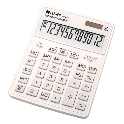 Eleven SDC 444XRWHE calculator white, 1000000000043123 02 