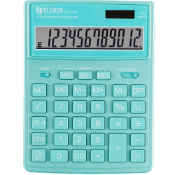Eleven SDC 444XRGNE calculator green