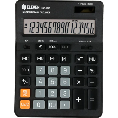 Калкулатор Eleven SDC 664S 16разр наст, 1000000000043149 02 