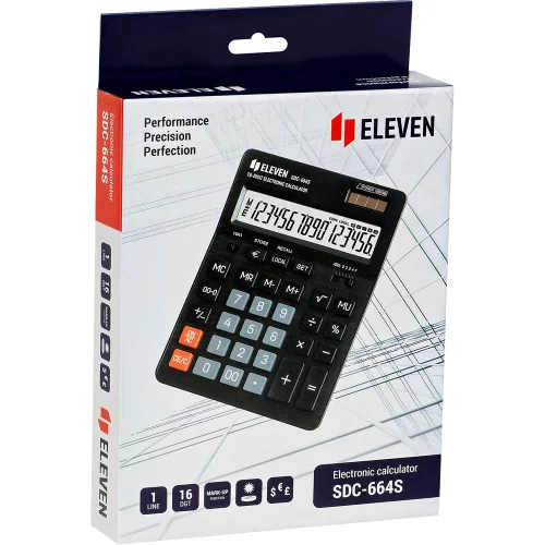 Calculator Eleven SDC 664S 16 digit set, 1000000000043149 04 