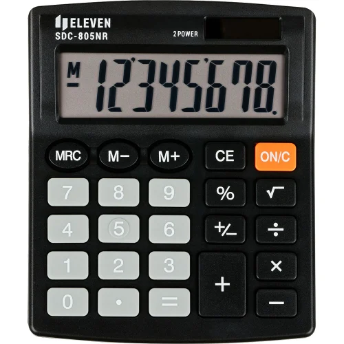 Eleven SDC 805 8-Digit Calculator, 1000000000043150 02 