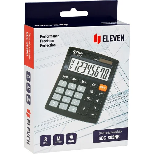 Eleven SDC 805 8-Digit Calculator, 1000000000043150 04 