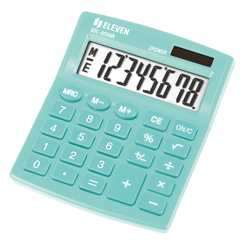 Eleven SDC 805NRGNE 8-digit green, 1000000000043157 02 