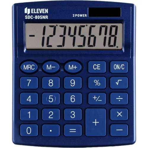 Calculator Eleven SDC 805NRNVE blue, 1000000000043158 02 