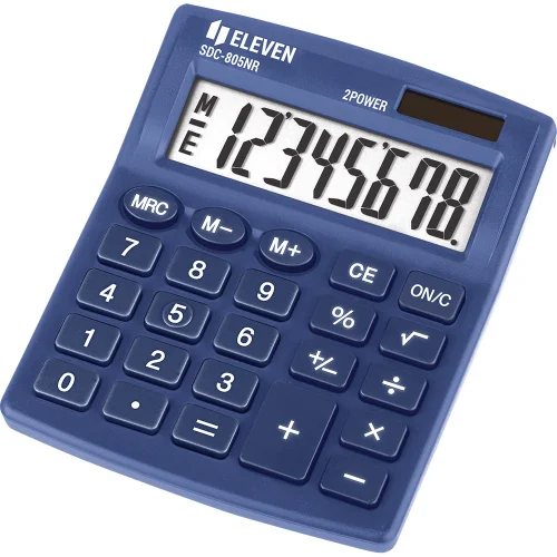 Calculator Eleven SDC 805NRNVE blue, 1000000000043158