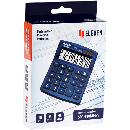 Calculator Eleven SDC 810NRNVE  blue, 1000000000043153 04 
