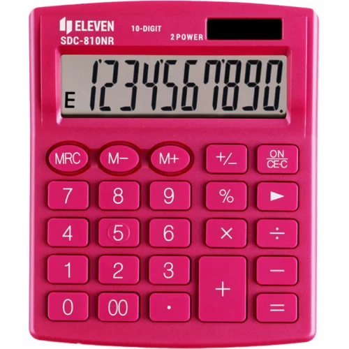 Calculator Eleven SDC 810NRPKE pink, 1000000000043154 02 