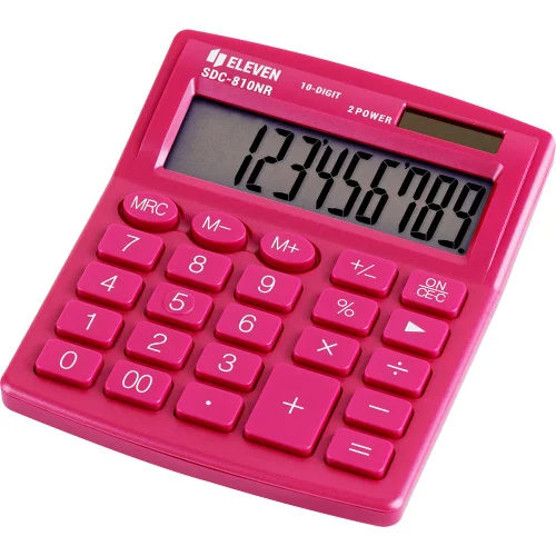 Calculator Eleven SDC 810NRPKE pink, 1000000000043154