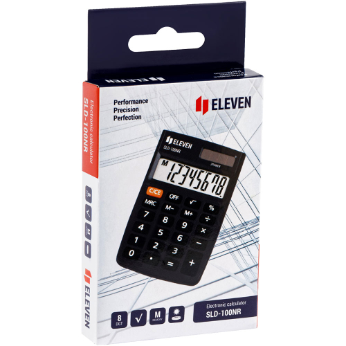 Eleven SLD 100NR 8-digit pocket calculat, 1000000000043161 04 