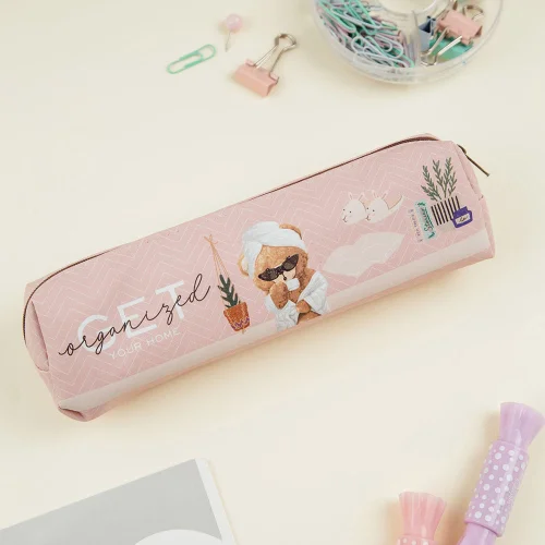 Pencilcase MESHU Get Organize oval 1 zip, 1000000000046414 04 