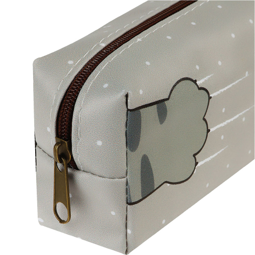 Pencilcase MESHU Paws oval 1 zip, 1000000000046416 02  — OK Office Pencilcase MESHU Paws oval 1 zip, 1000000000046416 02