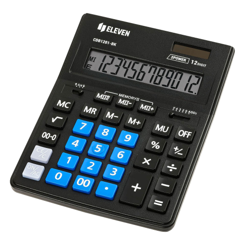 Calculator Eleven CDB 1201B 12digit Blue, 1000000000048524 02  — OK Office Calculator Eleven CDB 1201B 12digit Blue, 1000000000048524 02