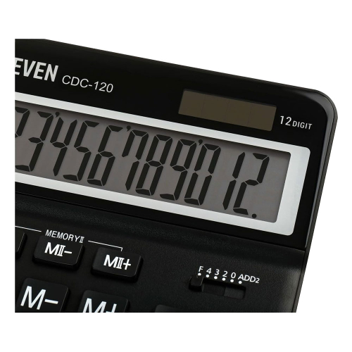 Calculator Eleven CDC120BK 12digi Black, 1000000000048506 04 
