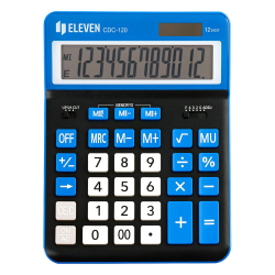 Калкулатор Eleven CDC120B 12разр т. син