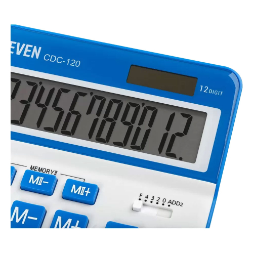 Calculator Eleven CDC120W 12digi D. Blue, 1000000000048509 04  — OK Office Calculator Eleven CDC120W 12digi D. Blue, 1000000000048509 04