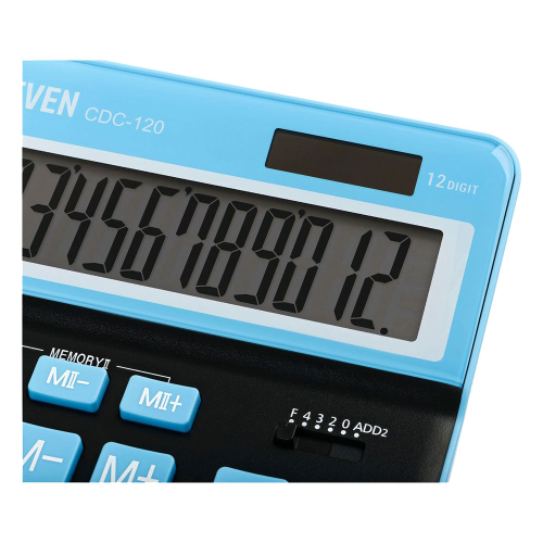 Calculator Eleven CDC120B 12digi L. Blue, 1000000000048516 04  — OK Office Calculator Eleven CDC120B 12digi L. Blue, 1000000000048516 04