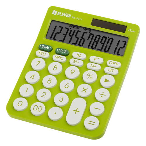 Calculator Eleven RK2311GN 12digi Green, 1000000000048504 02  — OK Office Calculator Eleven RK2311GN 12digi Green, 1000000000048504 02