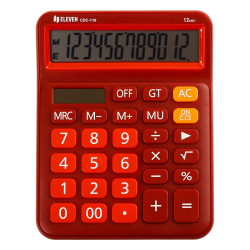 Калкулатор Eleven CDC110RD 12разр червен