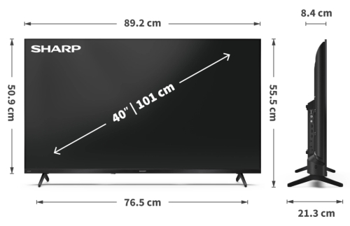 Смарт телевизор Sharp 40HF2265E 40' LED 1920x1080, 2005905683272827 08 