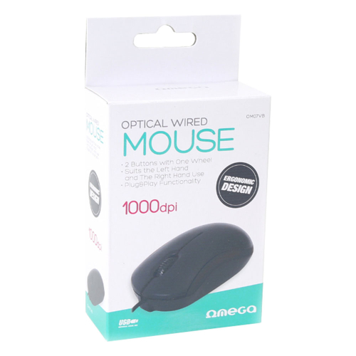 Mouse Omega OM07VB USB black, 1000000000042425 02 