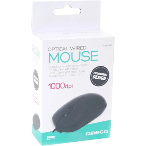 Mouse Omega OM07VB USB black, 1000000000042425 02 