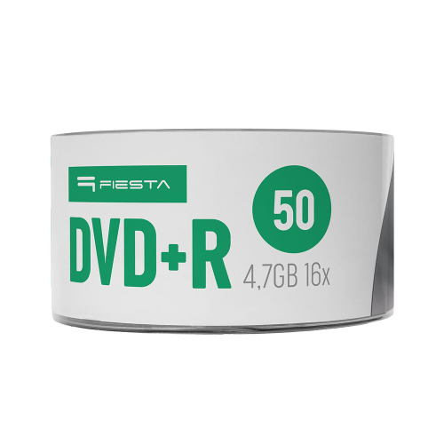 DVD+R Fiesta 16X 4.7GB Pack of 50, 1000000000050439 02 