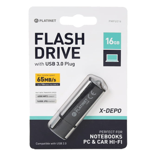 Memory USB flash 16GB Platinet X USB 3.0, 1000000000037501 02 