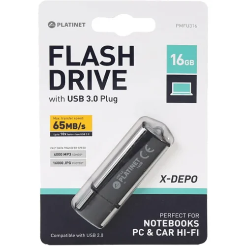 Памет USB flash 16GB Platinet X USB 3.0, 1000000000037501 02 