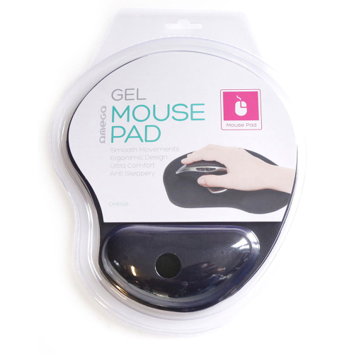 Omega gel mouse pad + wrist black, 1000000000037508 02  — OK Office Omega gel mouse pad + wrist black, 1000000000037508 02