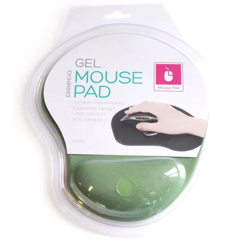 Omega gel mouse pad + green wrist, 1000000000037510 02 
