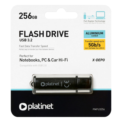 Памет USB 3.2 256GB Platinet X, 1000000000048089 02 