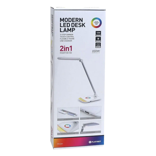 Table lamp Platinet PDLQ60 white, 1000000000043461 11  — OK Office Table lamp Platinet PDLQ60 white, 1000000000043461 11