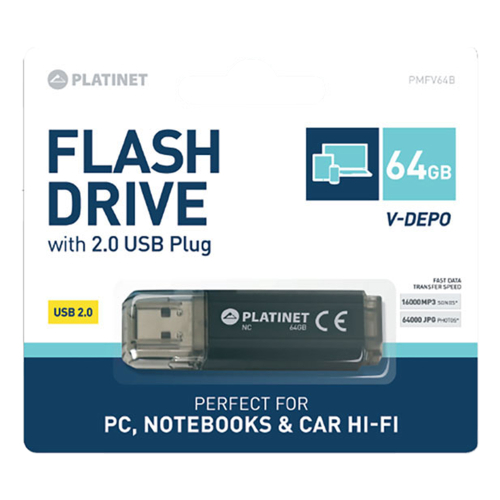 Memory USB flash 64GB Platinet V USB 2.0, 1000000000037499 02 