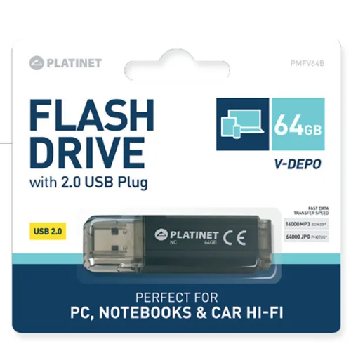 Memory USB flash 64GB Platinet V USB 2.0, 1000000000037499 02 